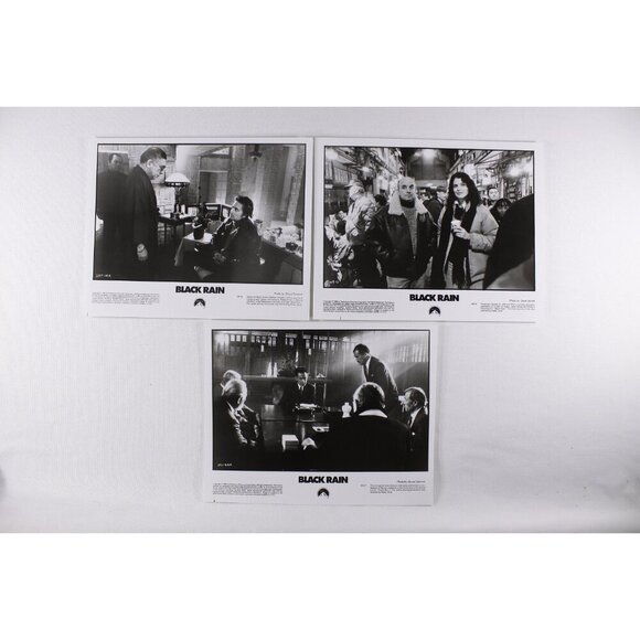 1989 BLACK RAIN Ridley Scott Movie press kit + 16 photos + production - Picture 5 of 10